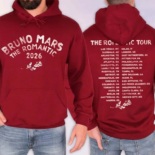 Bruno Mars The Romantic Tour Hoodie
