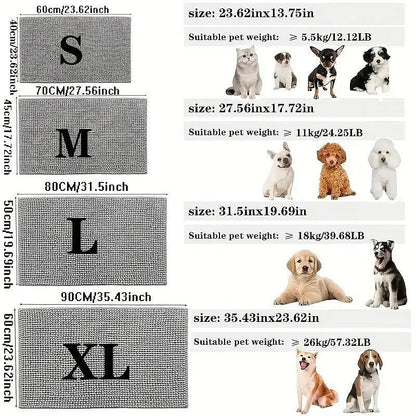 Goodbye Muddy Floors – Absorbent Dog Paw Mat